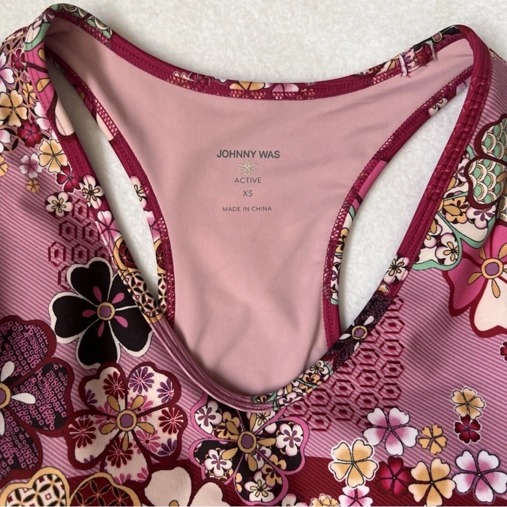 NWT Johnny Was Women's Yama Bee Active Mesh Tank MTI XS - Picture 7 of 8